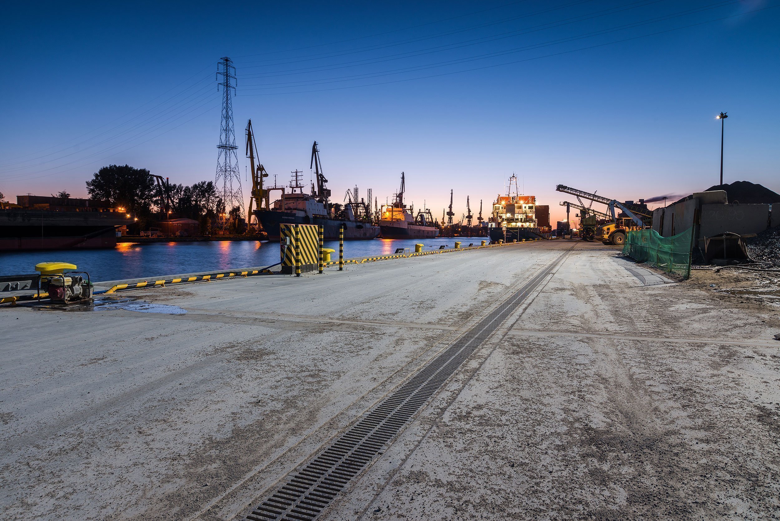 Industrial Port of Gdansk Drainage Solution from HAURATON