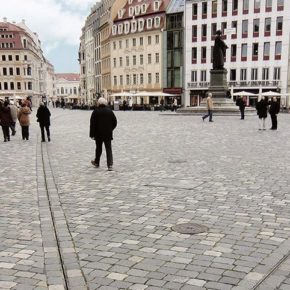 Public Square in Germany with SLOTTED CHANNEL