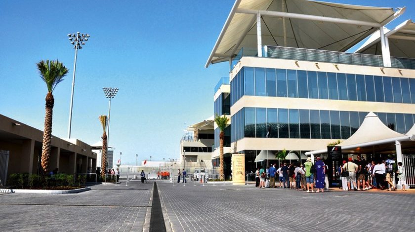 Yas Marina race track in Abu Dhabi, with FASERFIX SUPER in walkway